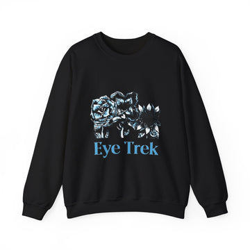 Unisex Heavy Blend Eye Trek Crewneck Sweatshirt - Black