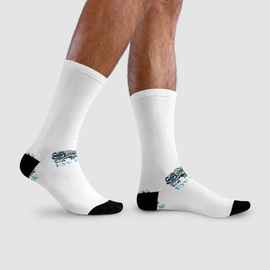 Sublimation Crew Socks (EU) - White