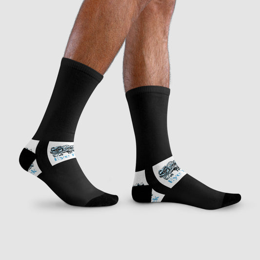 Sublimation Crew Socks (EU) - Black